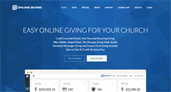 Desktop Screenshot of onlinegiving.org